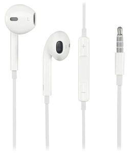 İphone 4 5 5S/C 6 Kablolu Mikrafonlu Ses Kontrolü Kulaklık 3mm Jak Girişli