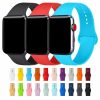 T500 ve Apple Watch 4/5/6 Akıllı Saat Silikon Kordon 42/44 mm