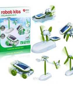 Güneş Enerjili Robot Oluşturma Seti (6 in 1)