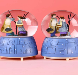 Işıklı Müzikli Kar Küresi Orta Boy MH-97