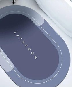 Süper Su Emici Kaymaz Tabanlı Banyo Paspası ( 40x60 )cm