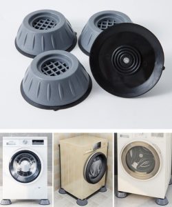 Çamaşır Makinesi Titreşim Engelleyici Stoper GRİ 4 lü Set