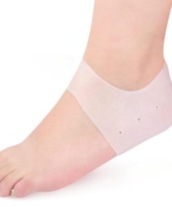 Silikon Topuk Çorabı Beyaz Renk