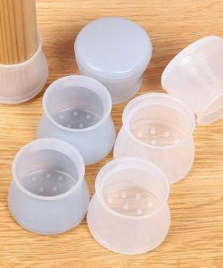 Masa ve Sandalye Ayak Koruyucu Silikon 12 Adet