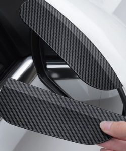 Araba Ayna Yağmur Koruyucu Siper Karbon Desenli