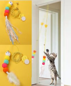 Elastik Kendinden Yapışkanlı Solucan Kedi Oltası