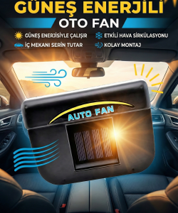 Auto Cool Güneş Enerjisiyle Çalışan Araç İçi Soğutucu