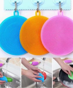 Silikon Bulaşık Yıkama Fırçası Tükenmeyen (2 Adet)