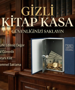 Kitap Görünümlü Gizli Kasa
