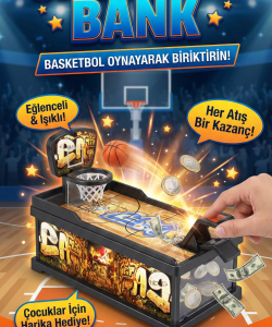 Şımartan Eğlenceli Basket Atmalı Basketbol Kumbara
