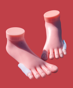 Silikon Serçe Parmak Kemik Koruyucu Bunyon