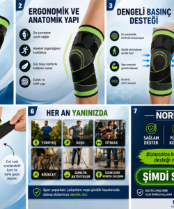 NORDMENDE Örgü Dizlik | Kontrollü Kompresyonlu Diz Destekleyici